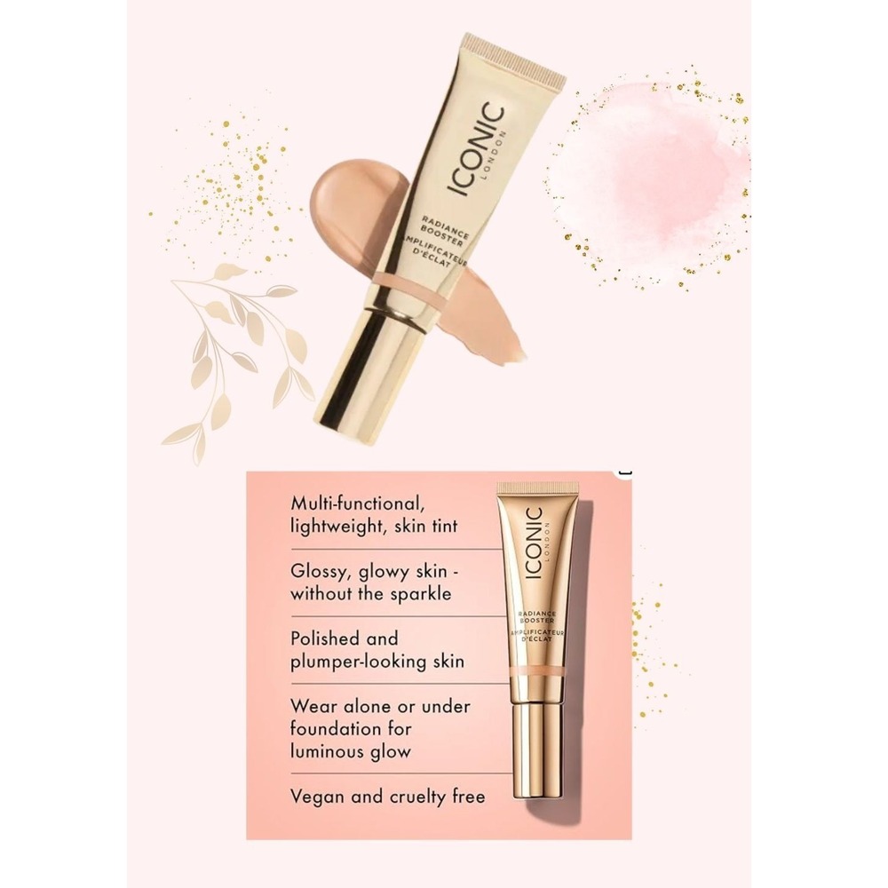 Iconic London - Radiance Booster Liquid Skin Tint -  Champagne Glow 30ml *NIB*